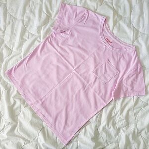 Cat & Jack Girls Short Sleeve Pocket T-Shirt - Pink, Size XL (14/16)